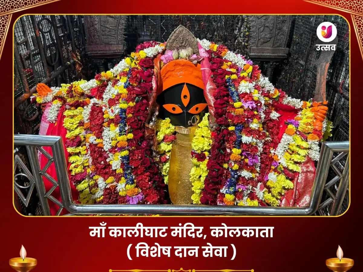 कालीघाट विशेष माँ काली वस्त्र दान सेवा puja image 1