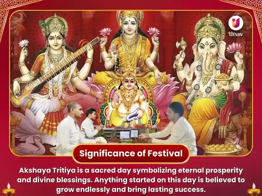 Akshay Tritiya Special Mahapuja at Mahalaxmi Kolhapur & 
Sri Kuber Bhandari Mandir Omkareshwar puja gallery 5