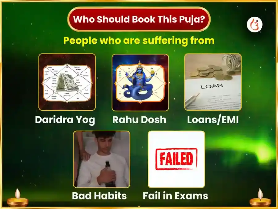 Saturday Weekly Rahu Shanti Til & Neel Pushpa Arpan Seva puja gallery 4