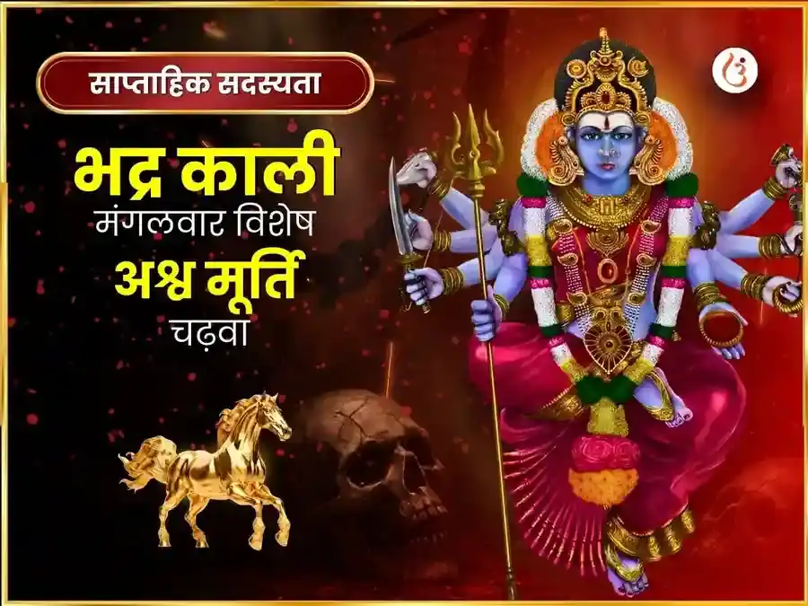 मंगलवार विशेष भद्रकाली मंदिर काशी साप्ताहिक दान सेवा puja image 1