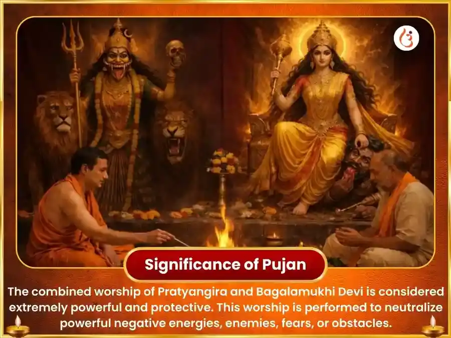 Maa Bagalamukhi Pratyangira Sanyukt 18000 Mool Mantra Jaap & Nimboo Mirchi Hawan puja gallery 4