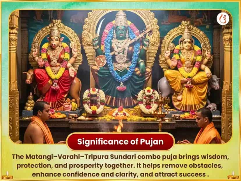 Shravan Durgashtami Vishesh Matangi Varahi & Lalita Tripura Sundari Combo Maha Daan Seva puja gallery 3