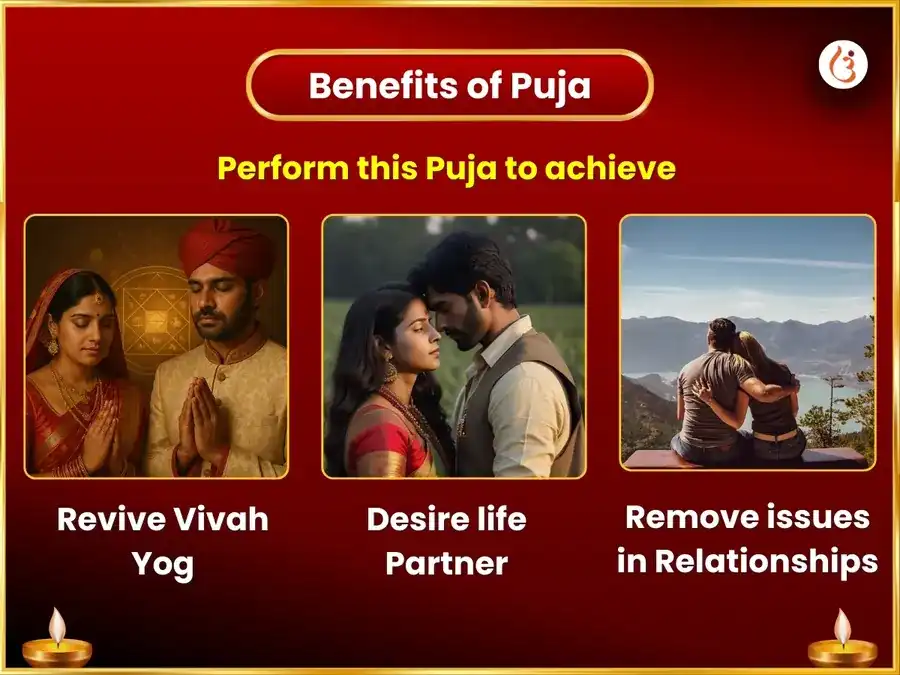 Karwa Chauth Special  Shiva-Shakti Eternal Love Rose & Honey Offering puja gallery 1