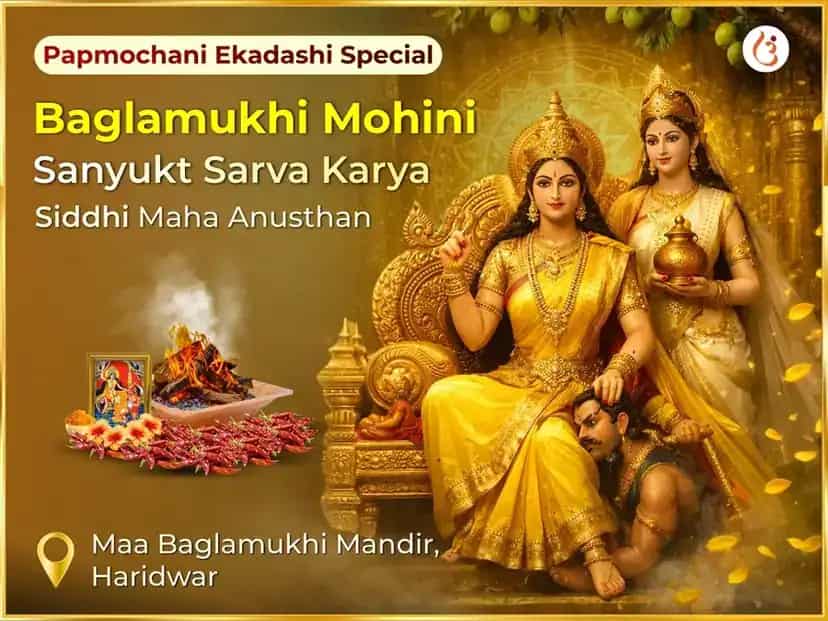 Maa Baglamukhi Mohini Sanyukt Sarva Karya Siddhi Maha Anusthan puja image 1