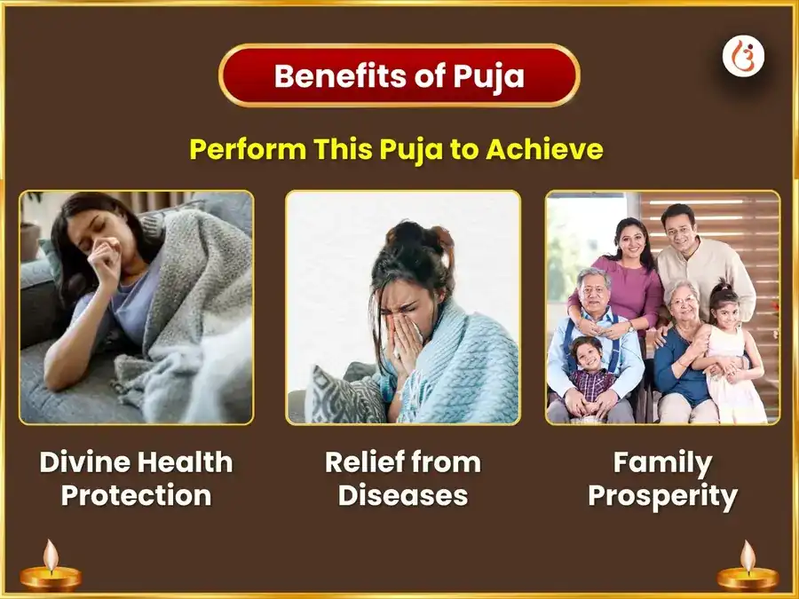 Sheetala Mata Raktavati Jwarasur Sanyukt Sarva Rog Badha Sanjivani Puja & Sheetal Jal Havan puja gallery 1