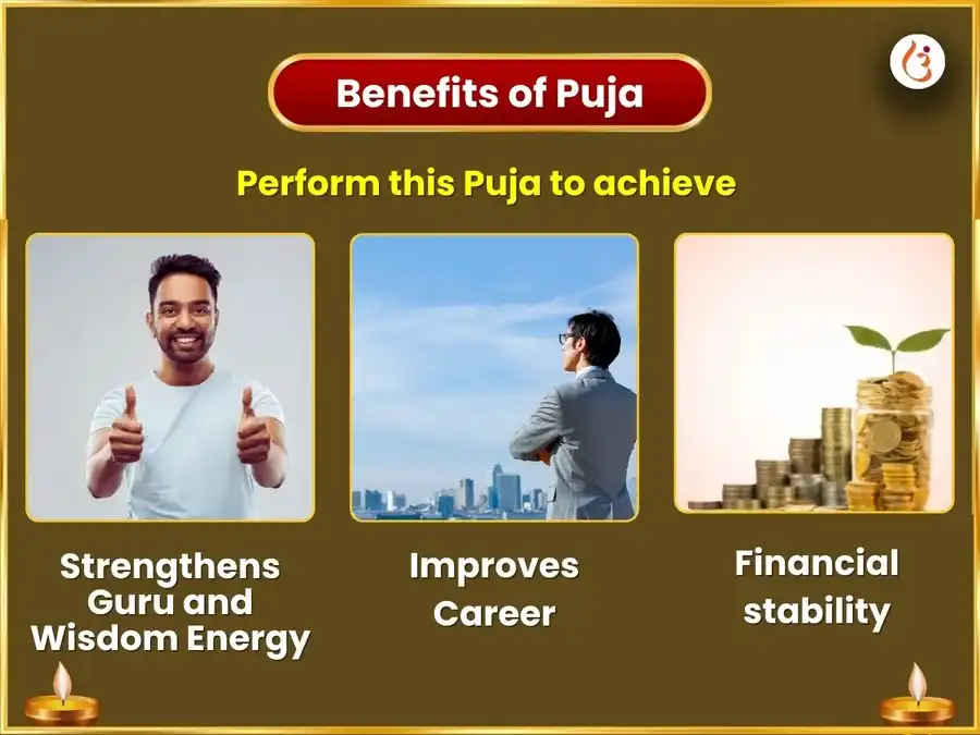 Guru Mithun Rashi Margi - 11000 Brihaspateeshwar Mool Mantra Jaap + Gaaj Murti Chadawa  puja gallery 1