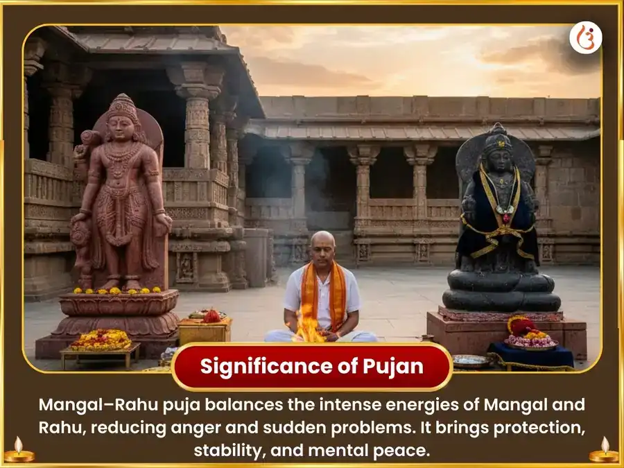 Vishphotak Angarak Yog Vishesh Rahu 18000 Mool mantra Jaap &  Mangal Shanti Mangalnath Bhat Pujan puja gallery 5