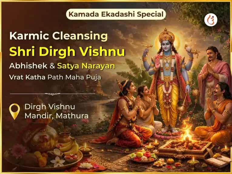 Kamada Ekadashi Special : Shri Dirgh Vishnu Abhishek & Satyanarayan Vrat Katha Maha Puja  puja image 1