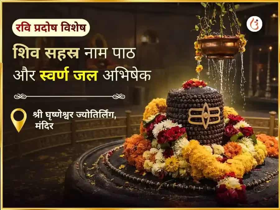 रवि प्रदोष विशेष शिव सहस्र नाम पाठ एवं स्वर्ण जल अभिषेक puja image 1
