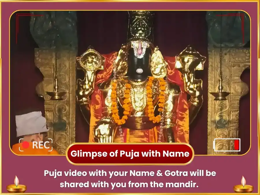 Ramanuja Jayanti Vishesh Venketeshwar Balaji Shasra Deepalankar Seva puja gallery 2