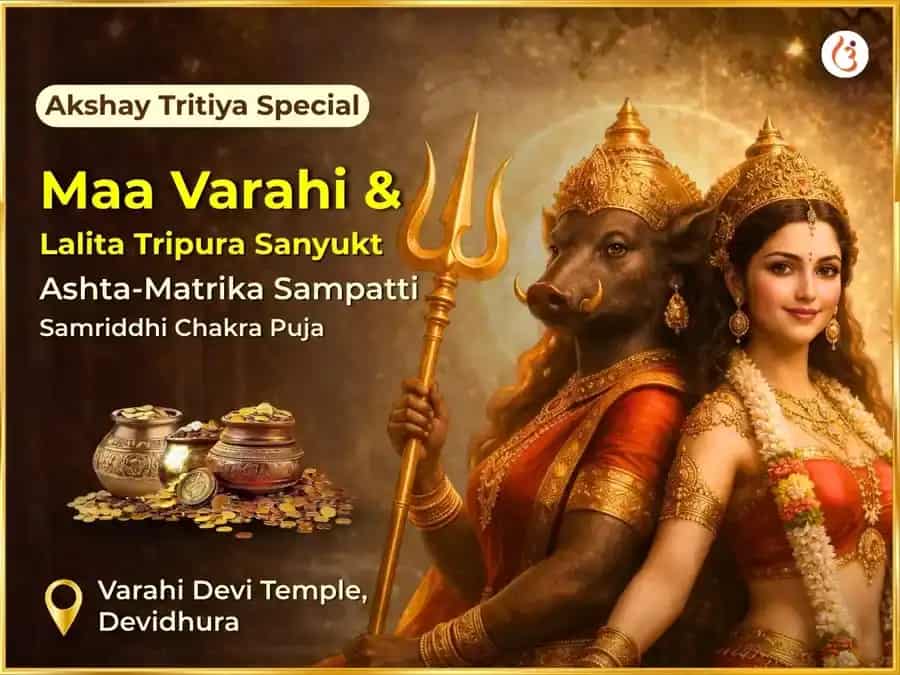 Akshay Tritiya Special Maa Varahi Lalita Tripura Sundari Ashta-Matrika Sampatti Samriddhi Chakra Puja puja image 1