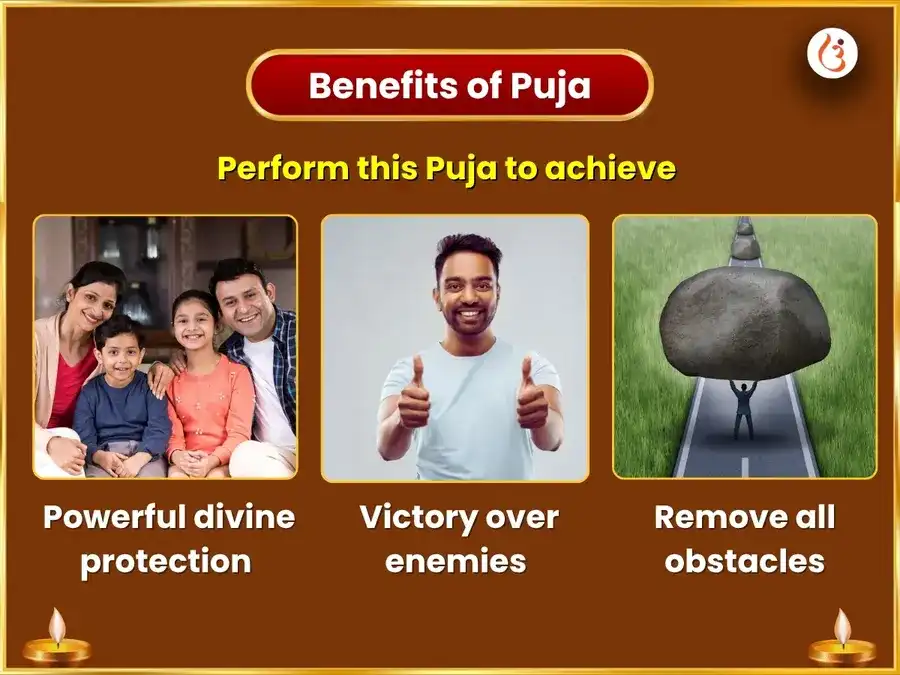 Baglamukhi Haridra Ganpati Hanuman Kesari Vijay Kavach Havan Anusthan puja gallery 1