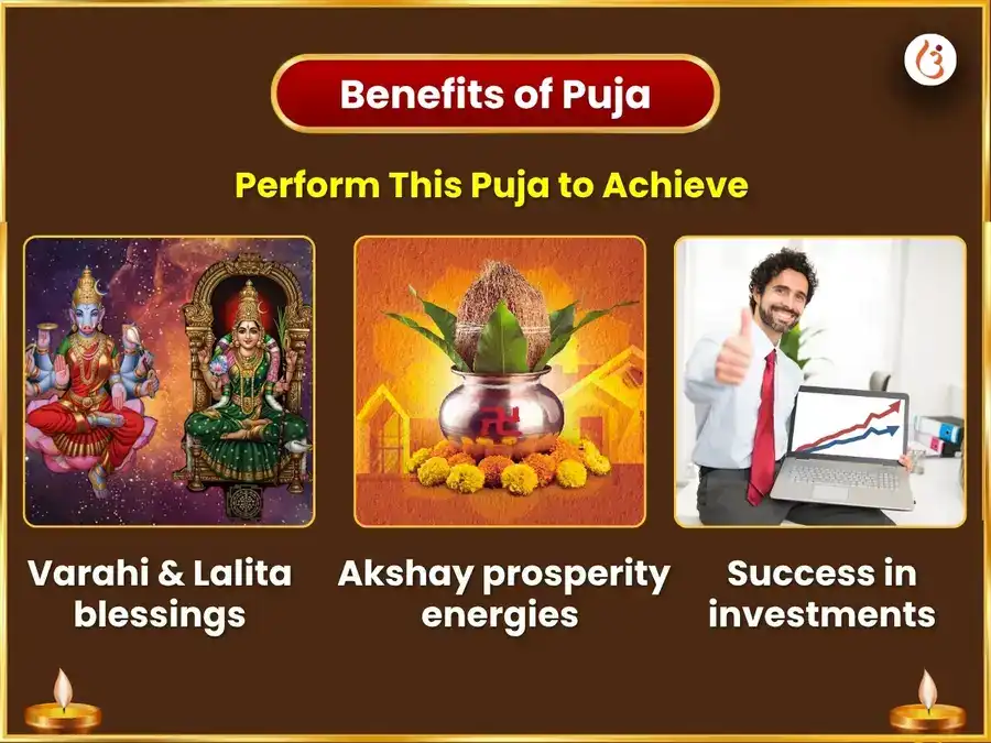 Akshay Tritiya Special Maa Varahi Lalita Tripura Sundari Ashta-Matrika Sampatti Samriddhi Chakra Puja puja gallery 1