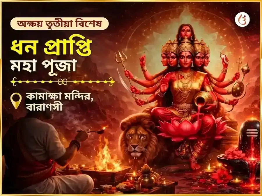 অক্ষয় তৃতীয়া বিশেষ মা কামাখ্যা ধন প্রাপ্তি মহা পূজা puja image 1