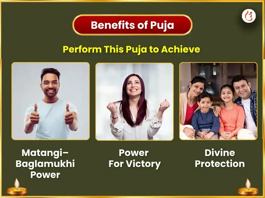 Pancha Peela Pushp Ahuti sahit Matangi-Baglamukhi Vijay Samriddhi Maha Havan Anusthan puja gallery 1