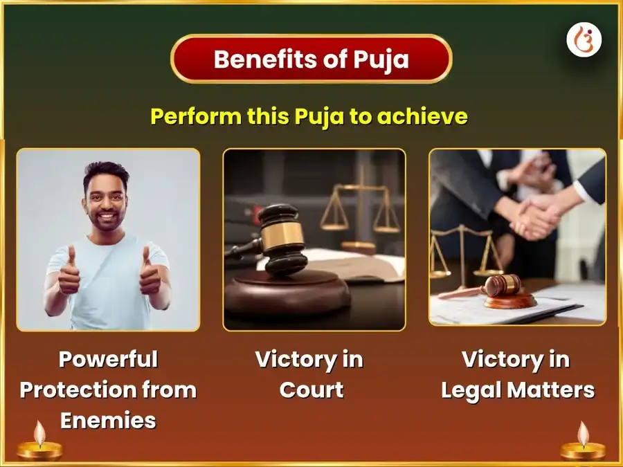 Baglamukhi Jayanti Vishesh  Maa Pratyangira Baglamukhi Sanyukt 18000 Mool Mantra Jaap & Nimbu Mirchi Hawan puja gallery 1