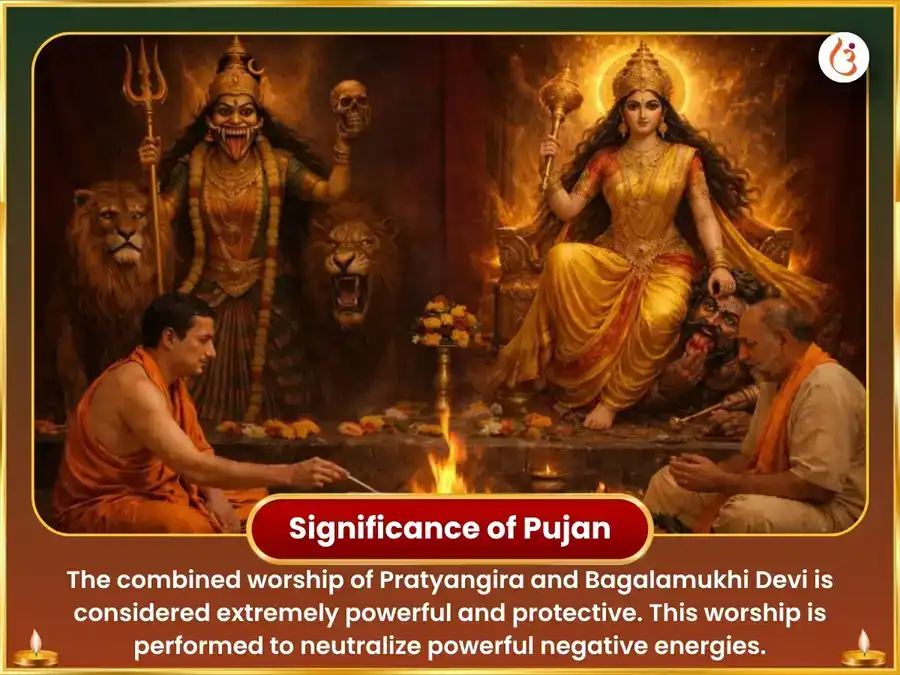 Baglamukhi Jayanti Vishesh  Maa Pratyangira Baglamukhi Sanyukt 18000 Mool Mantra Jaap & Nimbu Mirchi Hawan puja gallery 5