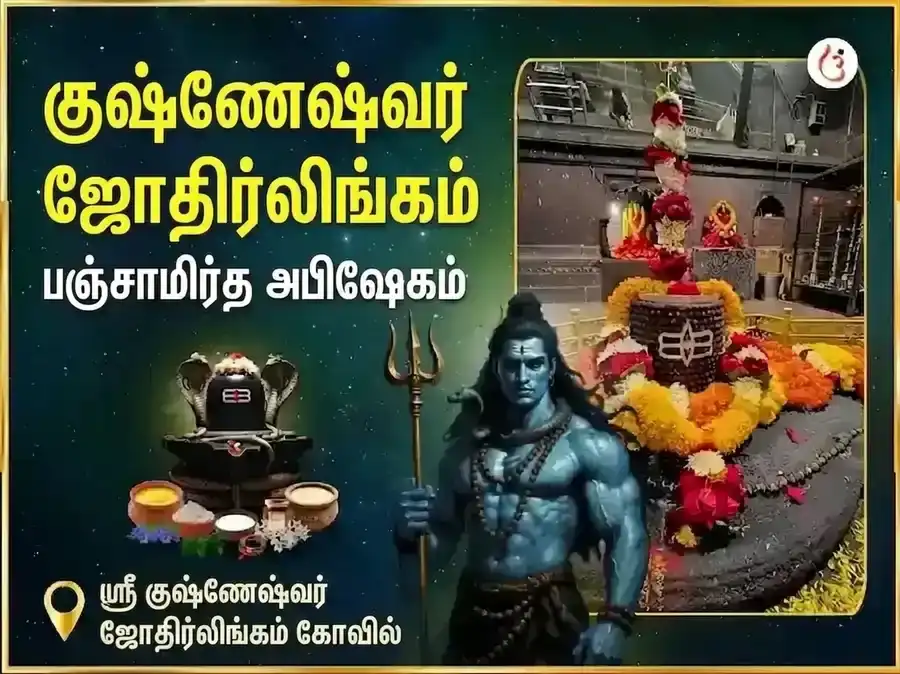 கிரிஷ்னேஷ்வர் ஜோதிர்லிங்க பஞ்சாமிர்த அபிஷேக மகா பூஜை puja image 1