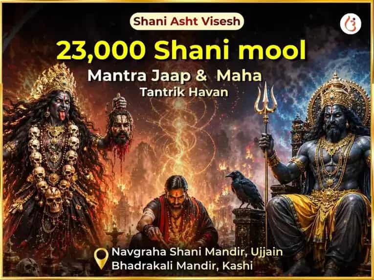 Shani Asht Visesh 23,000 Shani Mool Mantra Jaap &  Maha Tantrik Havan  puja image 1
