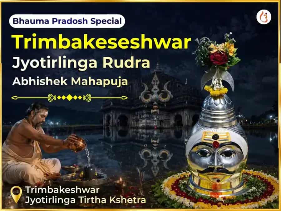  Bhauma Pradosh Vishesh Trimbakeshwar Jyotirlinga Visesh Rudra Abhishek Mahapuja puja image 1