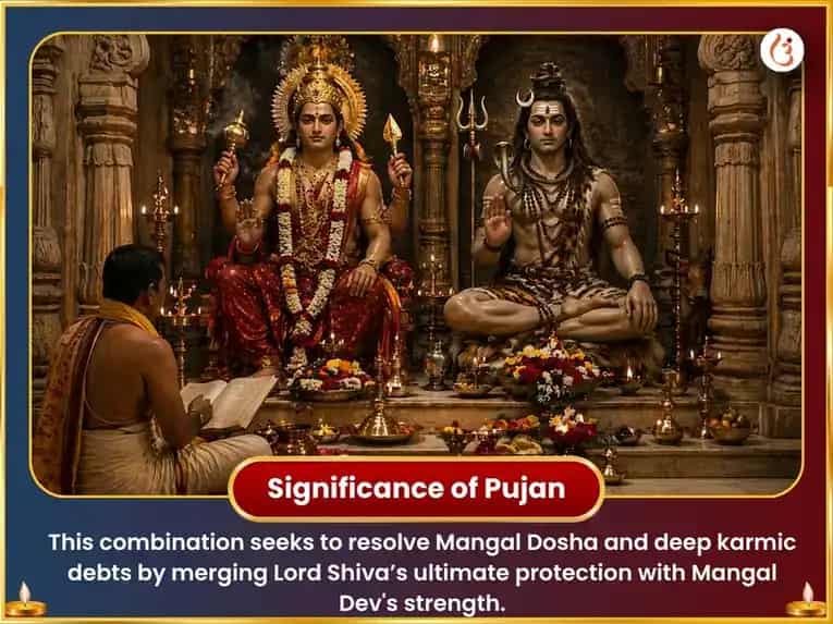 Bhauma Pradosh Special Rin Mukti Mangal Shanti Trimbakeshwar Jyotirling Rudra Abhishek & Mangal Shanti Bhaat Pujan puja gallery 4