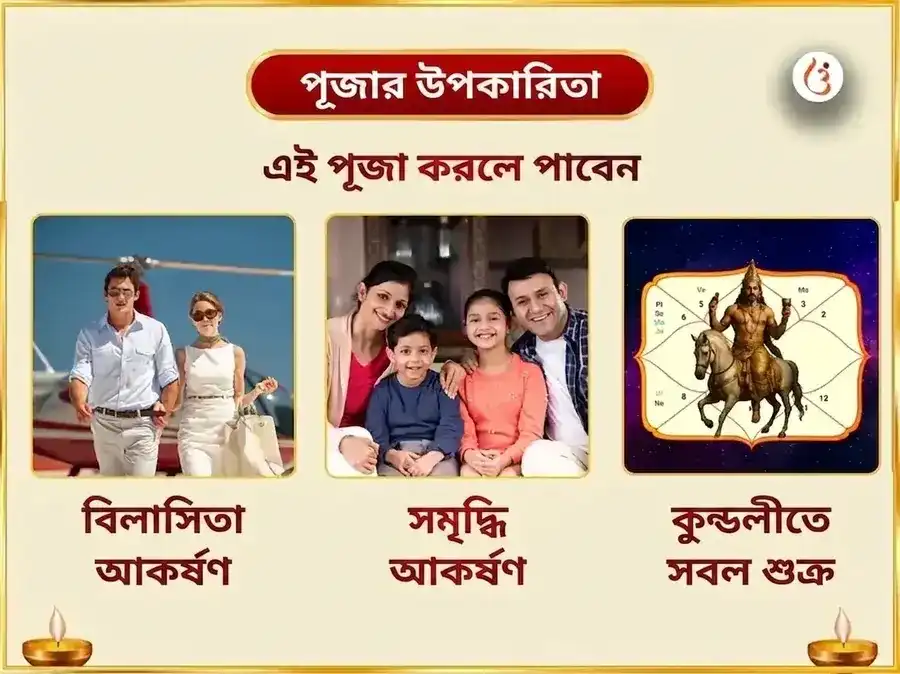 মালব্য রাজযোগ বিশেষ 6000 শুক্র মূল মন্ত্র জপ মহা অনুষ্ঠান puja gallery 1