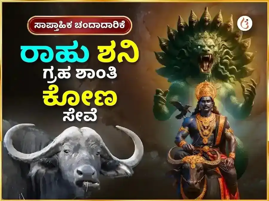 ಶನಿವಾರ ವಿಶೇಷ ರಾಹು ಶನಿ ಗ್ರಹ ಶಾಂತಿ ಸಾಪ್ತಾಹಿಕ ಮಹಿಷ ಸೇವೆ puja image 1
