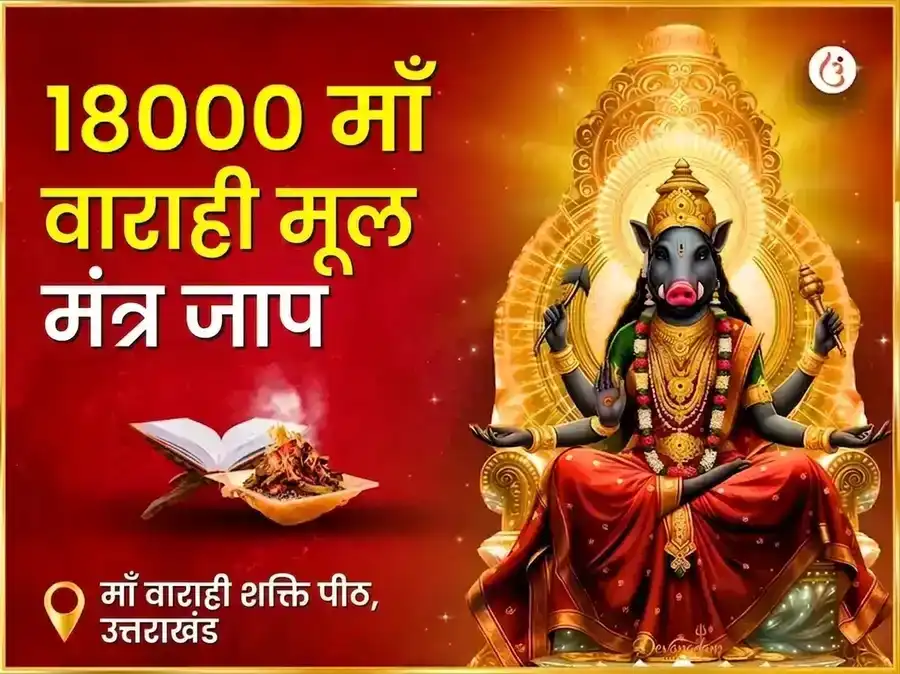 १८००० माँ वाराही मूल मंत्र जाप एवं हवन अनुष्ठान puja image 1