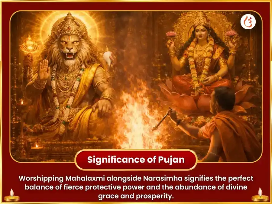Narsimha Jayanti Special Mahalaxmi Akhand Dhan Dhanya Samriddhi Maha Tantra Havan & 7100 Narsimha Beej Mantra Jaap  puja gallery 5