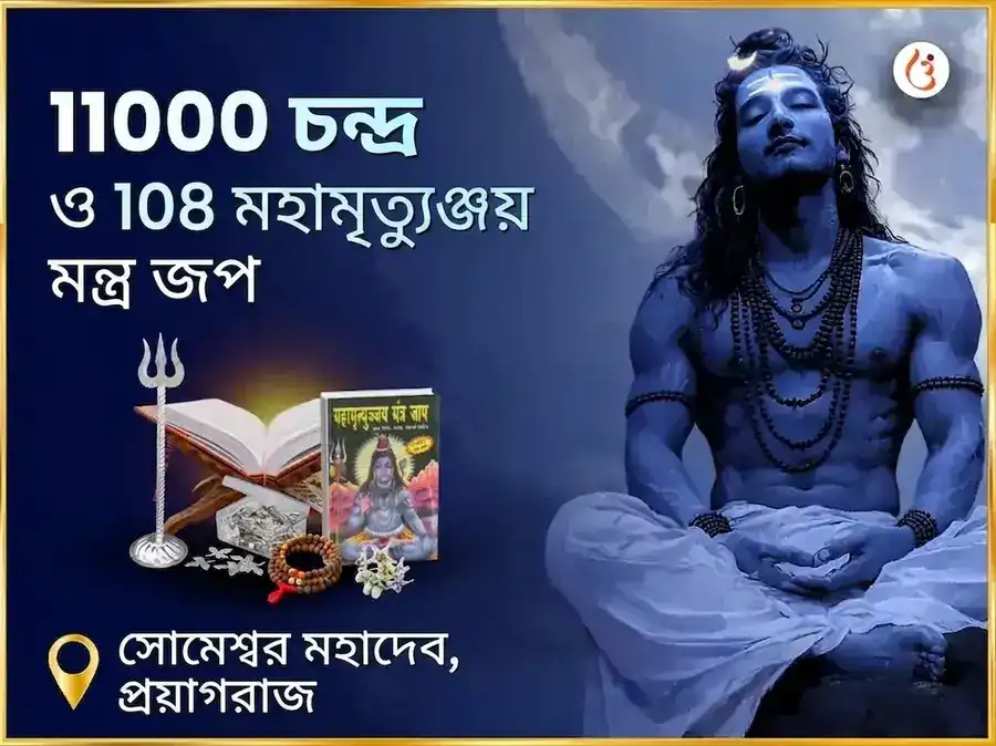 11000 চন্দ্র ও 108 মহা মৃত্যুঞ্জয় মন্ত্র জপ সোমেশ্বর মহাদেব puja image 1
