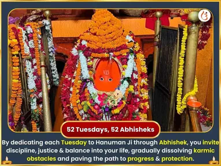 Bada Mangal Visesh Dakshin Mukhi Hanuman Ji Weekly Kesar Daan Seva puja gallery 2