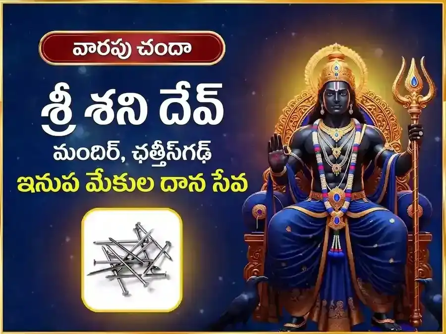 శనివార్ విశేష్ వారపు శని ఇనుప మేకుల దాన్ సేవ puja image 1