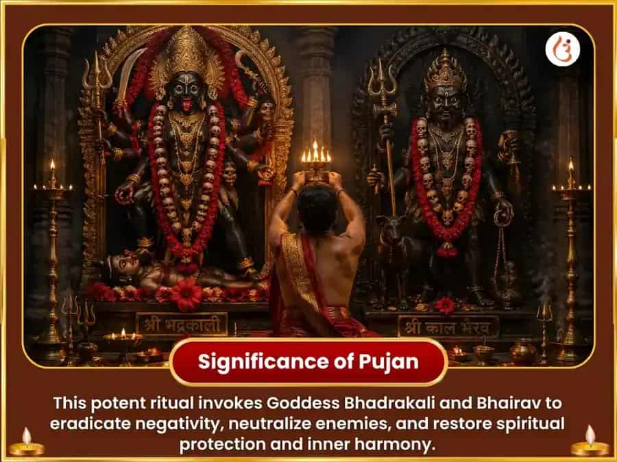 Bhadrakali Jayanti Vishesh Bhadrakali Bhairav Shatru Samhara Tantra Yukt Maha Hawan Anusthan puja gallery 6