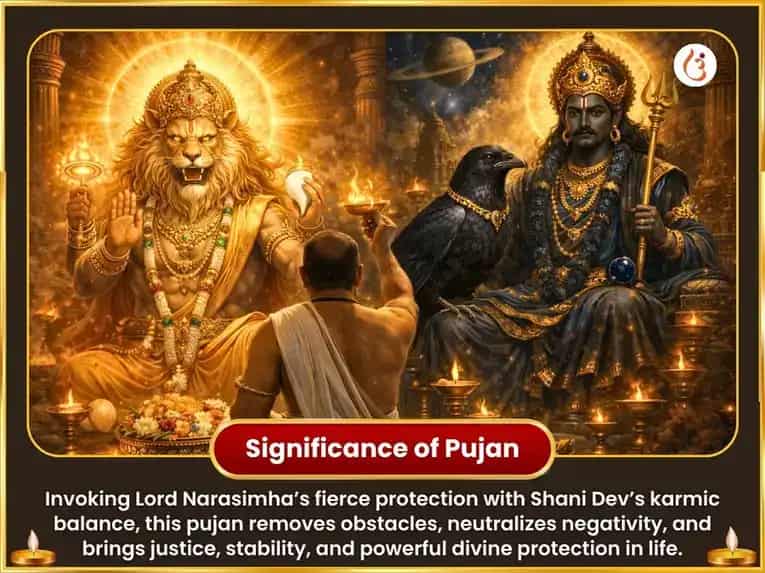 Shani Jayanti Makar Kumbh Rashi Vishesh Jwala Narsimha 7100 Beej Mantra Jaap & 17000 Shani Ashtakam Path puja gallery 5