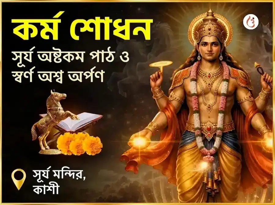 অগ্নি অশ্ব বিশেষ কর্ম শোধন সূর্য অষ্টকম পাঠ ও স্বর্ণ অশ্ব চড়াভা puja image 1
