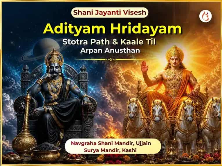 Shani Jayanti Special Adityam Hridayam Stotra Path & Kaale Til  Arpan  puja image 1