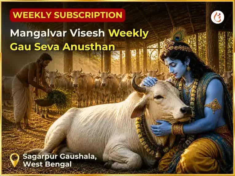 Mangalvar Visesh Weekly Gau Seva Anusthan puja image 1