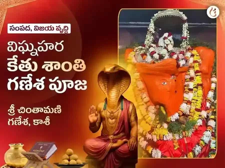 సర్వార్థ సిద్ధి యోగ విశేష్ చింతామణి గణేష్ విఘ్నహరణ కేతు శాంతి మహా పూజ puja image 1