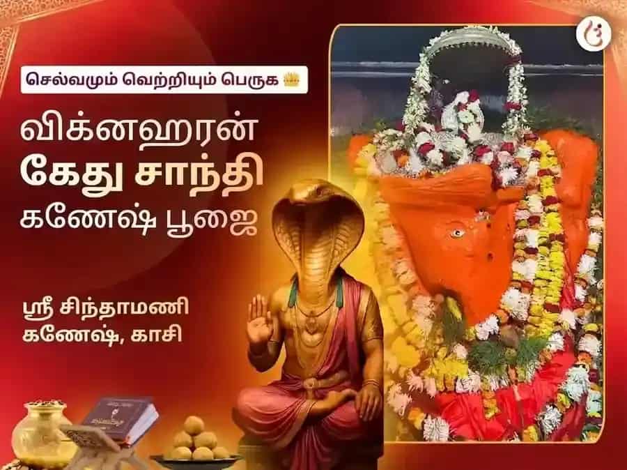 ஸர்வார்த்த சித்தி யோக விசேஷ சிந்தாமணி கணேஷ் விக்னஹரன் கேது சாந்தி மகா பூஜை puja image 1