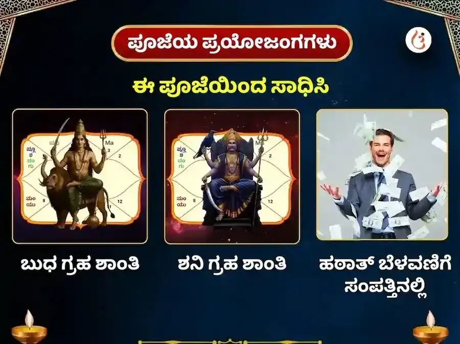 ಬುಧ ಶನಿ ಮಾರ್ಗಿ 500 ವರ್ಷಗಳ ಗ್ರಹ ಶಾಂತಿ ಜಾಕ್‌ಪಾಟ್ ಮಹಾಪೂಜೆ puja gallery 1