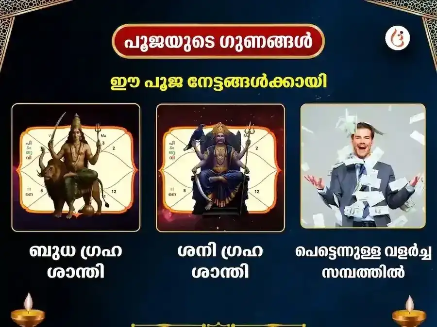 ബുധ ശനി മാർഗി 500 വർഷത്തെ ഗ്രഹശാന്തി ജാക്ക്പോട്ട് മഹാപൂജ puja gallery 1