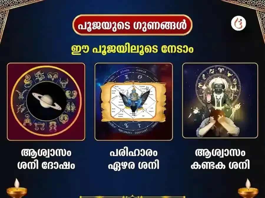 ശനിയാഴ്ച സ്പെഷ്യൽ ശനി ഗ്രഹ ശാന്തി പ്രതിവാര എണ്ണയും എള്ളും ദാന സേവ puja gallery 1