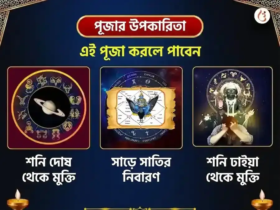 শনিবার বিশেষ শনি গ্রহ শান্তি সাপ্তাহিক দান সেবা puja gallery 1