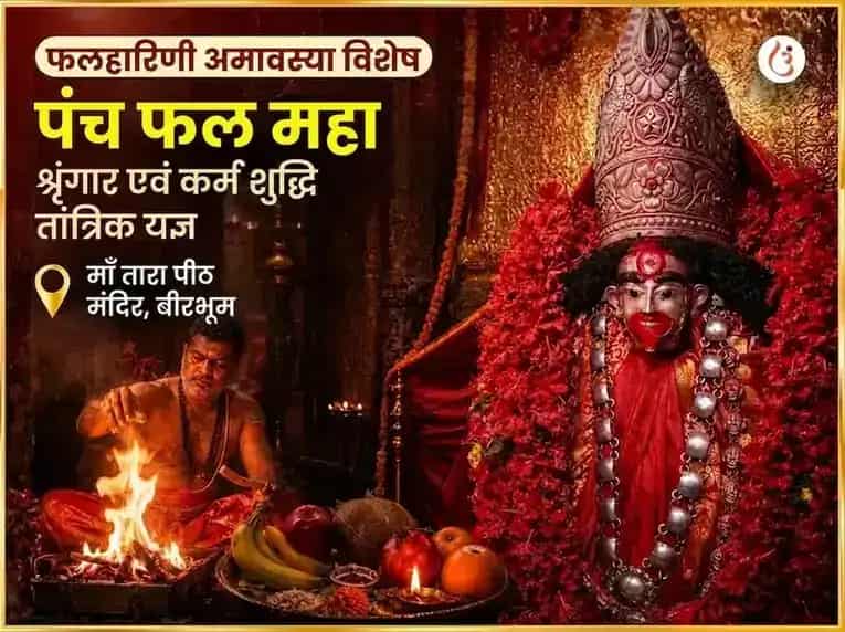 फलहारिणी अमावस्या विशेष पंच फल महा शृंगार और कर्मिक शुद्धि तांत्रिक यज्ञ puja image 1