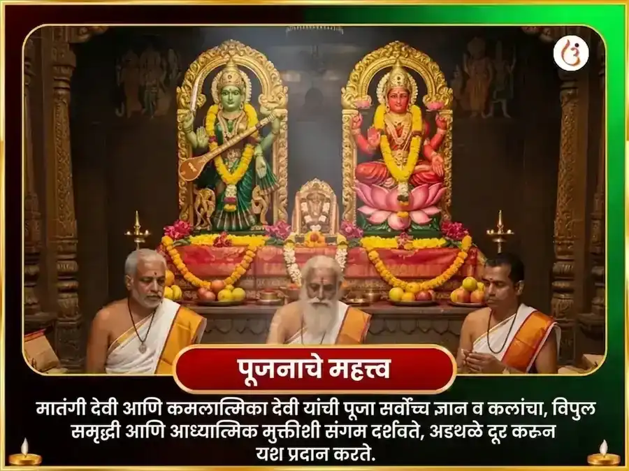 श्री कमलात्मिका मातंगी संयुक्त बीज मंत्र जाप आणि हवन puja gallery 5