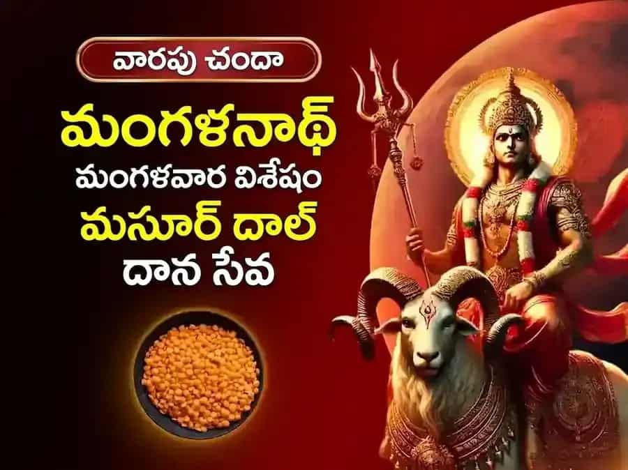 మంగళవార విశేష్ మంగళ్‌నాథ్ వారపు మసూర్ దాల్ దాన్ సేవ puja image 1