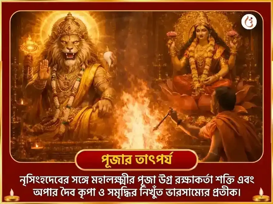 বৃহস্পতিবার বিশেষ মহালক্ষ্মী কমলাত্মিকা 16 কলা পূর্তি মহা তন্ত্র হবন ও 7100 নৃসিংহ বীজ মন্ত্র জপ puja gallery 5
