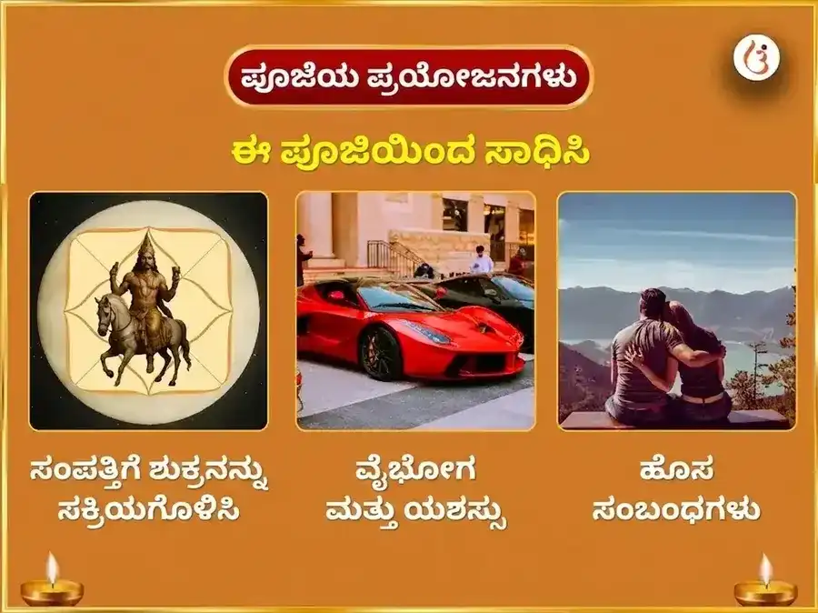  6000 ಶುಕ್ರ ಮೂಲ ಮಂತ್ರ ಜಪ ತ್ರಿ-ನಕ್ಷತ್ರ ಶುಕ್ರ ಸಿದ್ಧಿ ಅನುಷ್ಠಾನ ಮತ್ತು 6 ರಸಗುಲ್ಲಾ ಭೋಗ ಅರ್ಪಣೆ  puja gallery 1