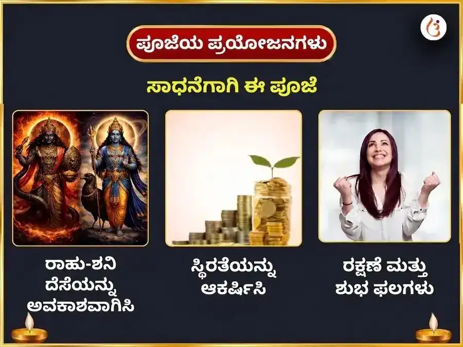 ರಾಹು ಶನಿ ಪಿಶಾಚ ಯುತಿ ಯೋಗ ವಿಶೇಷ 18000 ರಾಹು ಮೂಲ ಮಂತ್ರ ಜಪ ಮತ್ತು 23000 ಶನಿ ಮೂಲ ಮಂತ್ರ ಜಪ puja gallery 1
