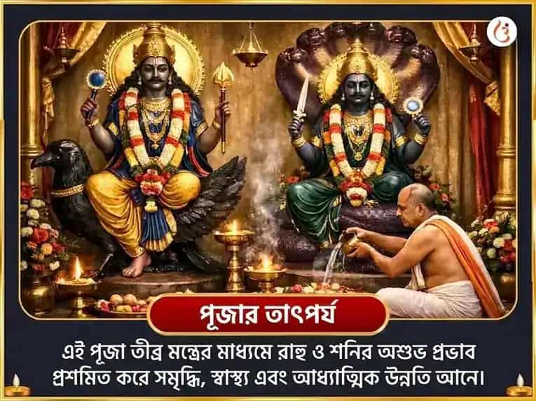 রাহু শনি পিশাচ যুতি যোগ বিশেষ 18000 রাহু মূল মন্ত্র জপ ও 23000 শনি মূল মন্ত্র জপ puja gallery 6
